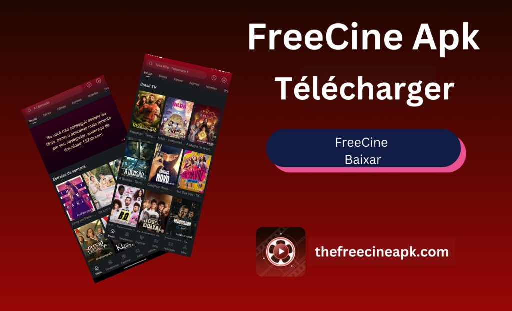 Freecine Smart TV Android TV 2 Freecine Smart TV - une image avec un logo d'application et une image interne à l'intérieur