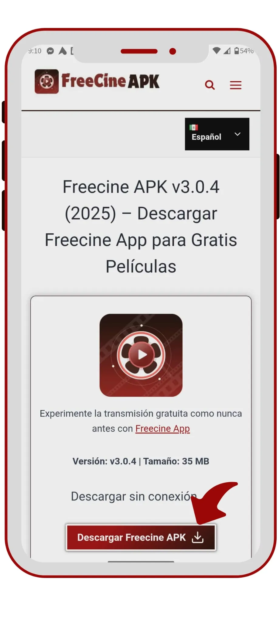 Freecine es App